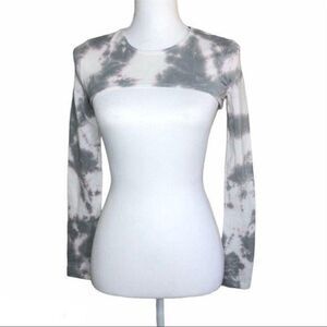 Zara Cotton Tie Dye Arm Warmer Size Small